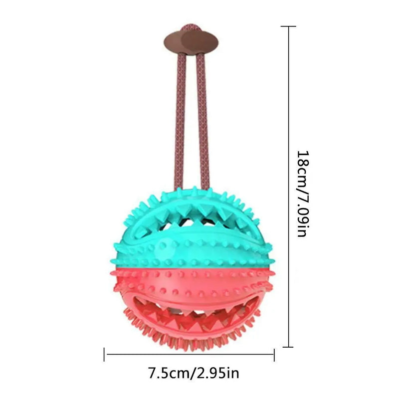 Multifunction Dog Chew Toy w/ Suction Cup