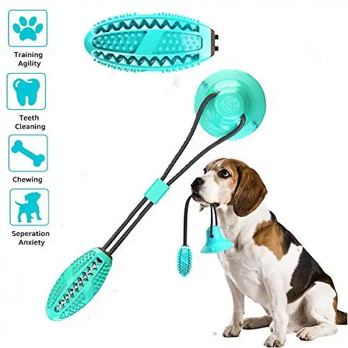 Multifunction Dog Chew Toy w/ Suction Cup